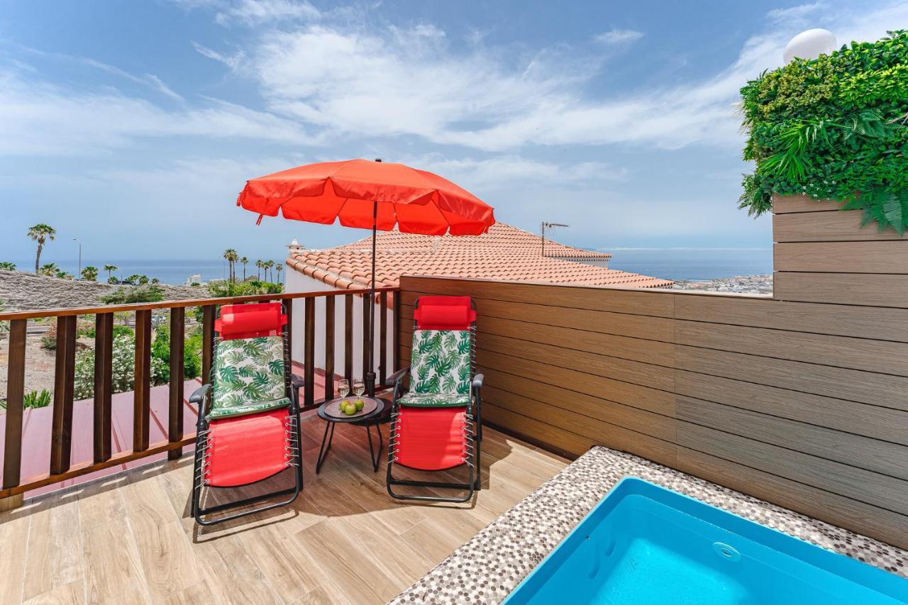 Bungalow Private Pool Bbq Air Conditioning Stunning Ocean View Costa Adeje  Zewnętrze zdjęcie